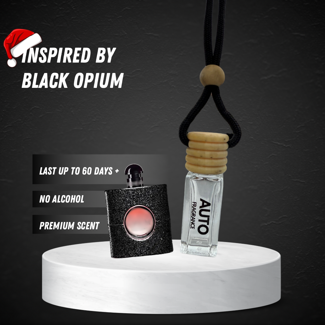 YSL Black Opium Inspired Car Freshener | Bold & Sensual Scent"