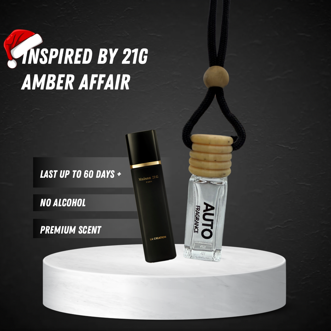 Maison 21G Amber Affair – Luxury Car Air Freshener