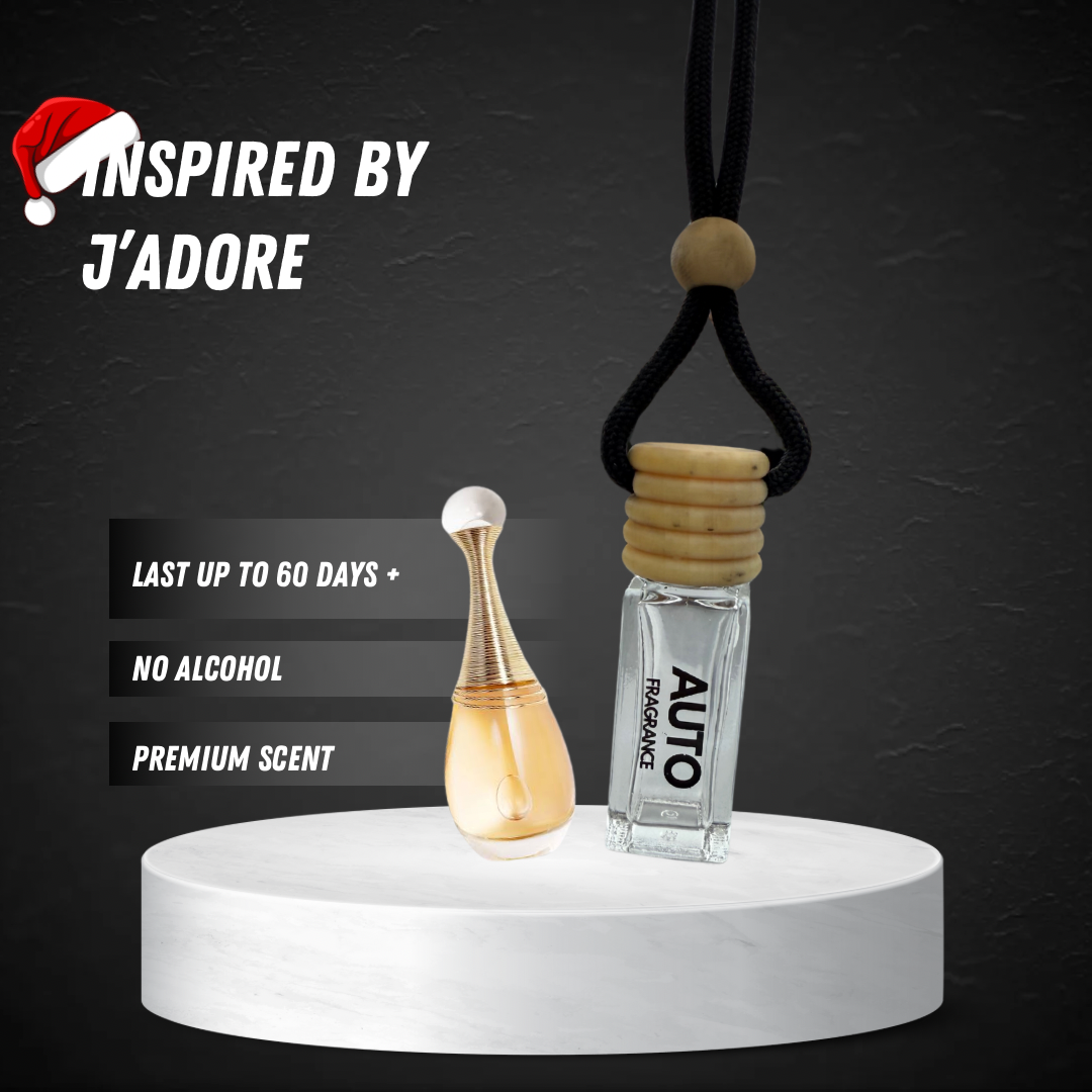 Dior J'adore Inspired Car Air Freshener | Luxurious Floral Scent