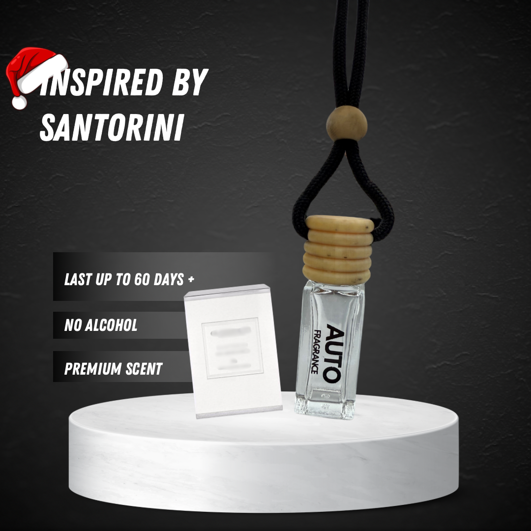 Blue Jasmine & Hedera Car Freshener | Santorini Scent