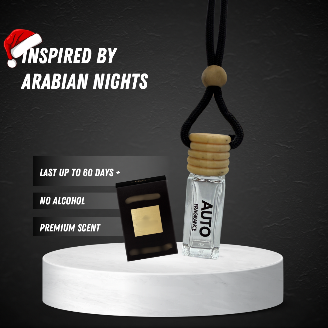 New Car Air Freshener – White Oud Arabian Nights Diffuser