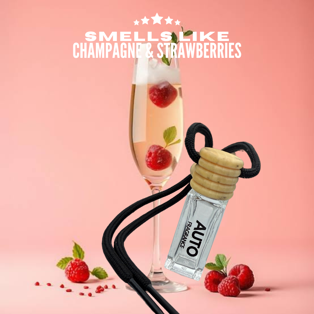 Sweet Car Air Freshener – Champagne & Strawberries Scent
