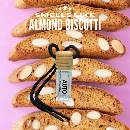 Almond Biscotti Car Air Freshener | Auto Fragrance