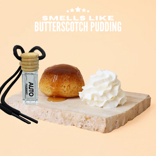 Butterscotch Car Air Freshener – Pudding Scent 